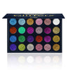 Aolailiya 24 Color Pressed Glitter Eyeshadow Palette - Mineral Ultra Shimmer Makeup Palette Eye Shadow Powder Long Lasting Waterproof