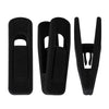 Trgowaul Thin Velvet Hangers Clips, Strong Finger Clips Perfect for Pants (20pc, Black)