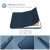 ProCase Smart Case for iPad 9.7 Inch iPad 6th/5th Generation Case 2018 2017(Model: A1893 A1954 A1822 A1823), Ultra Slim Lightweight Stand Case with Translucent Frosted Back Smart Cover -Navy