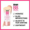 Maybelline Dream Fresh Skin Hydrating BB cream, 8-in-1 Skin Perfecting Beauty Balm with Broad Spectrum SPF 30, Sheer Tint Coverage, Oil-Free, Light/Medium, 1 Fl Oz