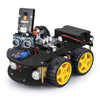 ELEGOO UNO R3 Project Smart Robot Car Kit V4 with UNO R3, Line Tracking Module, Ultrasonic Sensor, IR Remote Control etc. Intelligent and Educational Toy Robotic Kit for Arduino Learner