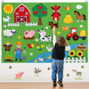 G.C Farm Animals Felt Board Story Set for Toddlers 84Pcs Preschool Storytelling Flannel Classroom Educational Learning Play Kit Wall Activity Hanging Gift for Kids - 40 Extra Stickers