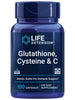 Life Extension Glutathione, Cysteine & C - Antioxidant Supplement with Vitamin C, L-Glutathione Reduced & L-Cysteine - For Liver Health Support & Detox - Gluten Free, Non-GMO - 100 Capsules