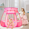 TooyBing Pop Up Princess Tent with Star Light, Toys for 1 2 3 Year Old Girl Birthday Gift, Ball Pit for Baby 12-18 Month, Foldable Kids Play Tent for Toddler 1-3, One Year Old Girl Toy Indoor Outdoor