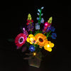 LED Light Kit for Lego Wildflower Bouquet 10313 Artificial Flowers with Poppies and Lavender, Decoration Lights Valentines Day Gift ( Lights Only, No Lego Models)