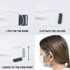 HTGT Ear Savers for Masks Earloop Covers Protectors Strap Extender Guard Protection - Cotten Mask Ear Cushions Saver Anti Pain Adjustable Reusable Retainer for Women Glasses Sunglasses 4 Pairs