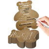 Baby Shower Games - Boy or Girl - We Can Bearly Wait Teddy Bear Baby Shower Advice Cards for Parents to Be - Set of 50 - Woodland Baby Shower Games (Teddy Bear)