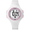 Timex Unisex DGTL Round 40mm Watch - White Case with White Resin Strap