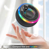 POMUIC Bluetooth Shower Speaker, Portable Wireless Speaker Stereo Sound, RGB Lights, IP7 Waterproof Bluetooth Speaker with Suction Cup and Mic, 8H Portable Speakers for Travel, Party, Home, Outdoors