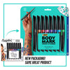 BIC BodyMark Temporary Tattoo Markers for Skin (MTBP81-AST), Color Collection, Flexible Brush Tip, Assorted Colors, Skin-Safe*, Cosmetic Quality 8-Count Pack