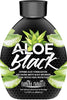 Tanning Paradise Aloe Black Tanning Lotion | Anti-Aging, Anti-Orange, Anti-Wrinkle Matte Black Bronzer Tanning Lotion | Tattoo & Color Fade Protection | Aloe Vera Cashmere Blend Tanning Lotion 13.5 oz