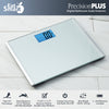 Eat Smart Precision Plus Digital Bathroom Scale with Ultra-Wide Platform, 440 lb Capacity, Bath Scale for Body Weight, Grey