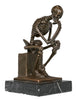 Toperkin Skeleton Thinker TPE-998 Bronze Statues Sculptures Home Decor