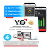 YO Home Sperm Test | at-Home Fertility Test Kit for Men | Check Motile Sperm Concentration with | Fast Results Using Your Smartphone | Includes 4 Tests | Private, Convenient, Easy to Use