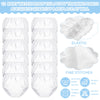 Funtery 12 Pairs Waterproof Plastic Pants for Toddlers Plastic Diaper Covers Potty Training Pants Soft Underwear Covers (as1, alpha, x_s) White