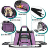 PetAmi Airline Approved Pet Carrier for Cat, Soft Sided Dog Carrier for Small Dog, Cat Travel Supply Accessories Indoor Cat, Ventilated Pet Carrying Bag Medium Large Kitten Puppy, Small Heather Purple