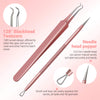 MelodySusie Blackhead Remover Pimple Popper Tool Kit - Professional Extractor for Nose and Face, Stainless Comedone, Blemish Whitehead Popping with Portable Metal Case.