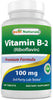 Best Naturals Vitamin B2 (Riboflavin) 100 mg 180 Tablets - Premium Formula - 3rd Party Lab Tested