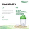 Fit & Lean Meal Shake, Fat Burning Meal Replacement, Protein, Fiber, Probiotics, Vanilla, 1lb, 10 Servings Per Container