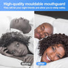 Blue Badge Company Mouth Guard for Grinding Teeth, 4 Pcs Mouth Guard for Sleeping at Night, Reusable Mouth Guards for Clenching Teeth at Night, Night Guard for Teeth, White