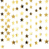 Patelai Glitter Star Garland Banner Decor, 130 Feet Bright Star Hanging Bunting Banner Backdrop for 2024 New Year Graduation Wedding Baby Shower Birthday Christmas Party Decor(Gold)