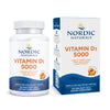 Nordic Naturals Vitamin D3 5000, Orange - 120 Mini Soft Gels - 5000 IU Vitamin D3 - Supports Healthy Bones, Mood & Immune System Function - Non-GMO - 120 Servings