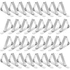 TriPole Tablecloth Clips 32 Pack Stainless Steel Table Cover Clamps Skirt Clips for Home Kitchen Restaurant Picnic Tables