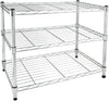 HealSmart 3-Tier Heavy Duty Storage Shelving Unit,Chrome,24.02