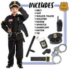 Spooktacular Creations Police Costume for Kids, Cop Costume Outfit Set for Halloween Role-playing, Carnival Cosplay, Themed Parties (Small (5-7 yr))