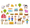 Bigjigs Toys Wooden Farm Magnets - 35 Magnets