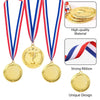 Caydo 12 Pieces Winner Awards Medals with Trophy Graphics for Competitions, Sport, Party for Child and Adults, 2 Inch