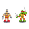 Legends of Akedo Teenage Mutant Ninja Turtles. Mini Battling Warriors Versus Pack Raphael Vs Krang With 2 Figures, 1 Instruction Manual, 2 Trigger Controllers