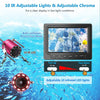 Anysun Underwater Fishing Camera, 98Ft/30M Ice Fishing Camera with Red IR Infrared LEDs, IP68 Waterproof Fish Finder with 4.3 inch HD 1000TVL Color Screen Fish Camera for Ice Fishing Sea Lake Boat