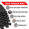 Foam Puzzle Mat?Foam Floor Tiles 20 Pieces Blac Interlocking Floor Mats Interlocking Foam Tiles Gym Mat Foam Play Mat Puzzle Mats for Floor Foam Mats for Floor Baby Foam Floor Mats Exercise Mat