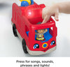 Fisher-Price Little People Musical Toddler Toy Helping Others Fire Truck with Lights Sounds & 2 Figures for Ages 1+ Years