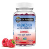 Garden of Life - Dr Formulated Magnesium Citrate Supplement with Prebiotics & Probiotics for Stress, Sleep & Recovery - Vegan, Gluten Free, Kosher, Non-GMO, No Added Sugars - 60 Raspberry Gummies