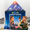 WillingHeart Rocket Ship Play Tent for Kids, Astronaut Spaceship Space Themed Pretend Playhouse Indoor Outdoor Games Party Children Pop Up Foldable Tent Birthday Toy for Boys Girls Toddler Baby