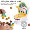 The Original Shoot The Poop - Funny Family Game - Fast and Frenzied Flushing Poop Game with Fun Sounds for Kids - Includes Talking Toilet Bowl, Dexterity Launchers, 12 Soft Plastic Toy Poops