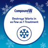 Compound W Freeze Off Remover, 8 Applications, White, 1 Count