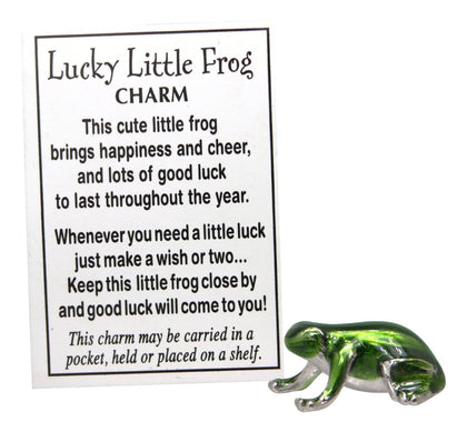 Ganz Lucky Little Frog Charm with Story Card!