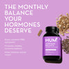 HUM Hormone Balance - Mood Booster Supplement for Women - Support for Cramps, Cravings, Irritability & Hormonal Balance - Chasteberry & Dong Quai Women's Monthly Support Supplement (60 Vegan Capsules)