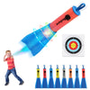 Slingshot Finger Rockets, 8 Pack LED Foam Rocket Launchers and 15.8