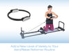 AeroPilates Magic Circle Pilates Ring for Mat & Reformer Workouts - Fitness Ring Pilates Circle with Padded Foam Grips - Arms, Chest and Inner Thigh Exercise Equipment