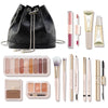 Color Nymph Makeup Bag For Teens Women With Makeup Kit Makeup Bag Travel Included Cosmetic Bag Eyeshadows Face Powder Concealer Liquid Blush Eyebrow Pencil Eyeliner Lipgloss Mascara Brushes