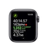 Apple Watch Series 5 (GPS, 40MM) - Space Gray Aluminum Case with Black Sport Band (Renewed)