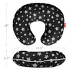 Nursing Pillow Cover Black with Star Print for Baby Boys, Snug Fits Boppy Nursing Pillows, Soft Breastfeeding Nursing Pillow Slipcovers, for Breastfeeding Moms