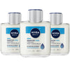 Nivea Men Sensitive Cooling Post Shave Balm with Vitamin E, Chamomile and Seaweed Extracts, 3 Pack of 3.3 Fl Oz Bottles