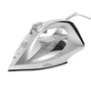 Sunbeam Turbo Steam Iron, 1700 Watt, Nonstick Ceramic Soleplate, Horizontal or Vertical Shot of Steam, Quick Heating, 3-Way Auto-Off, White and Chrome