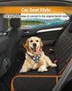 Dog Car Seat Cover, 600D Heavy Durable Dog Seat Cover for Back Seat, 100% Waterproof Scratch Proof Nonslip Dog Hammock for Car with Side Flap, Soft Pet Back Seat Covers for Cars Sedan SUV Trucks