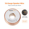 Amazon Basics 16-Gauge Speaker Wire Cable, 100 Feet, Bronze